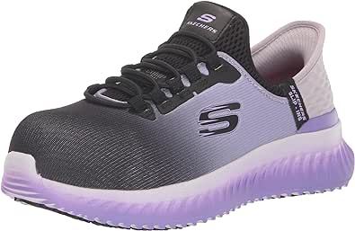 Skechers Women's Hands Free ins Work Tilido Ombray, Slip Resistant Comp Toe Industrial Shoe