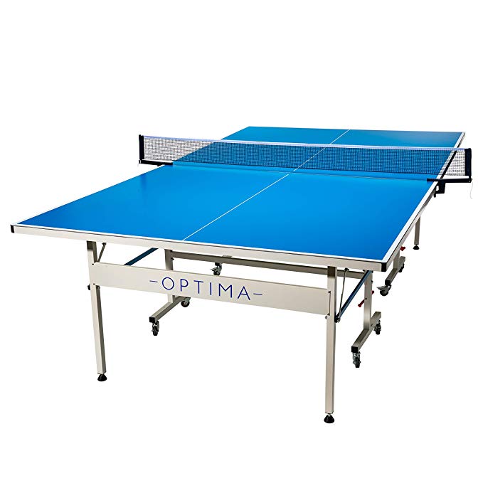 Franklin Sports Table Tennis Tables - Optima Table Tennis Tables - Indoor   Outdoor Tables - Official Size Conversion Tops - Mid-Size Tables for Kids