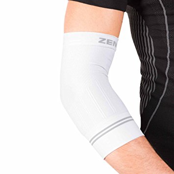 Zensah Compression Tennis Elbow Sleeve for Elbow Tendonitis, Tennis Elbow, Golfer's Elbow - Elbow Support, Elbow Brace