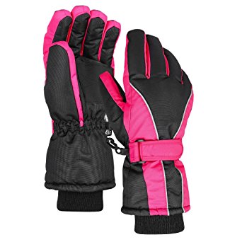 Terra Hiker Waterproof Microfiber Winter Ski Gloves 3M Thinsulate Insulation for Women