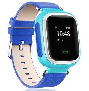 Wayona Kids Tracker Smart Wrist Watch with GPS & GSM System with functions ( Children Safe Security/ SOS Surveillance/Pedometer / Remote Power Off/Alarms Anti-lost for Children) - Blue