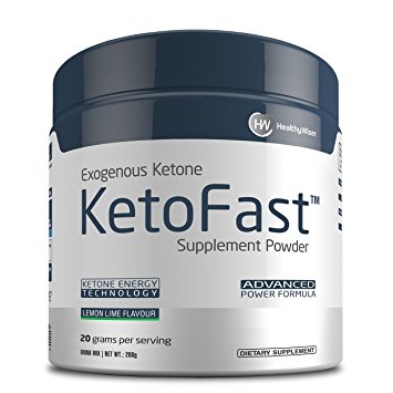 KETO FAST™ - Exogenous Ketone Supplement - Beta-Hydroxybutyrate (BHB) Salts For Fat Burning & Weight Loss. Support For Ketosis, Energy and Focus. Delicious Formula For Metabolism, Lemon Lime Flavor