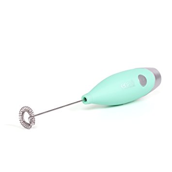 Eparé Milk Frother Whisk- Electric Battery Operated for Cappuccino Latte Coffee Foam and Matcha (Mint)