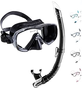 Cressi Estrella - Mask Estrella or Combo Set Mask Estrella   Snorkel Gamma, One Size, Unisex Adult