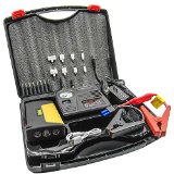 2015 Newest HyperPS 20000mah Multi-function Vehicle Car Jump Starter Portable Power Bank Emergency Kit with LED Torch Flashlight Survival Hammer and Blade  150 PSI Air Compressor Tire Pump