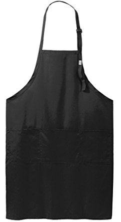 Heavyweight 8oz Adjustable Bib Apron with Three Pockets