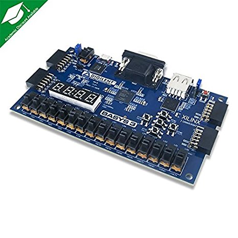 Digilent Basys 3 Artix-7 FPGA Trainer Board: Recommended for Introductory Users