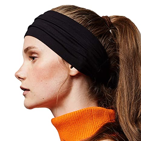 BLOM Beau Tie Adjustable Headband. for All Head Sizes. Tie Up Head Wrap Headband for Sports, Running, Yoga, and Fashion.