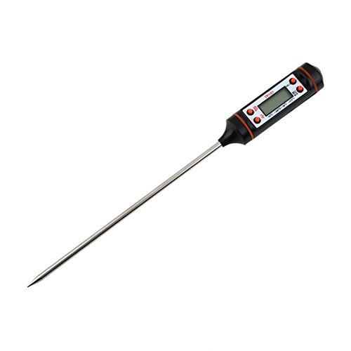AcTopp Instant Read Digital Meat / Cooking Thermometer, Black