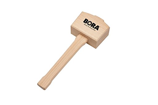 Wooden Mallet 4 ½” Bora 540049, The Well-Balanced Beechwood Woodworking Mallet That’s Ideal for Solid, Damage-Free Striking