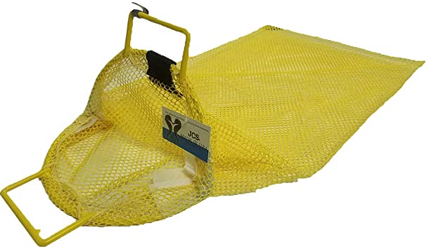 JCS Medium Coated Wire Handle Mesh Bag with D-Ring, Approx. 17inch x 28inch, 7 Popular Colors
