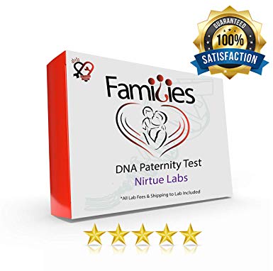 At Home DNA Paternity (Father) Test Kit - Includes All Lab Fees! | Greatest Accuracy (Next Gen) Guaranteed | Simple, Results to 100% Accuracy in The Privacy of Your Home! for 2-Person Analysis