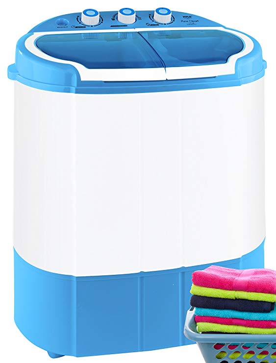 Pyle AZPUCWM22 Mini Portable Washing Machine / Spin Dryer