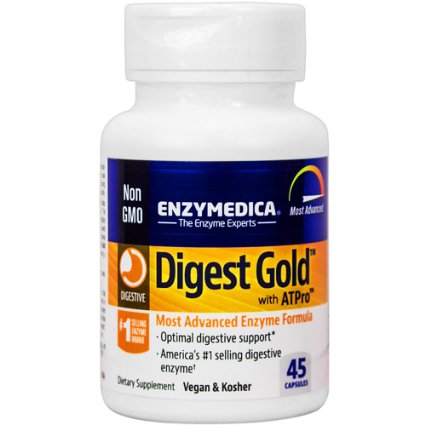 Enzymedica - Digest Gold with ATPro Optimal Digestive Support 45 Capsules FFP