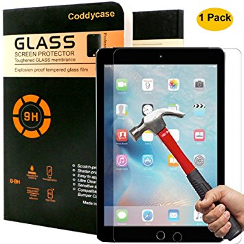 iPad Pro 9.7 Screen Protector,iPad Pro 9.7 Tempered Glass,Coddycase Tempered Glass Screen Protector for iPad Pro 9.7 inch (2016 Version),1 Pack