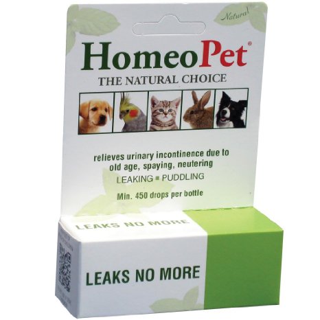 HomeoPet Leaks No More 15ml Bottle