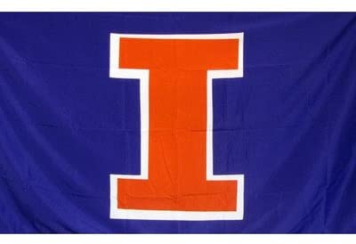 NEOPlex Illinois University Logo Only Traditional Flag