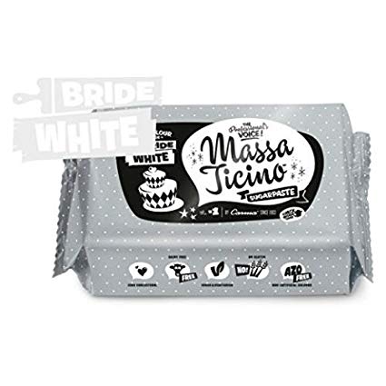 Massa Ticino Bride White Sugarpaste 1Kilo