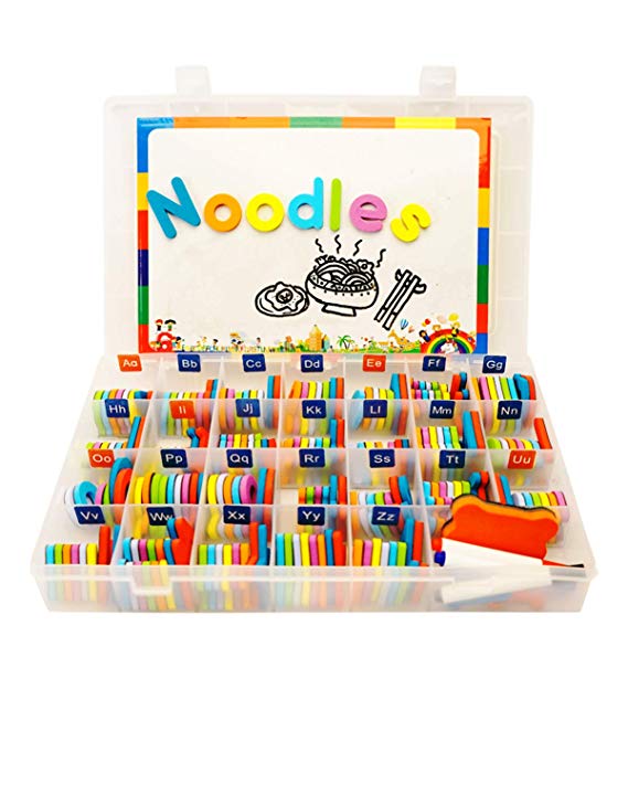 Alphabet Magnets, Magnetic Letters for Kids(Multicolor, 208pcs), ABC Word, Big, Foam Toys, Lowercase, Set