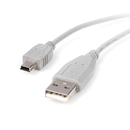 StarTech.com USB2HABM10 USB 2.0 Cable, USB A to Mini B, 10-Feet