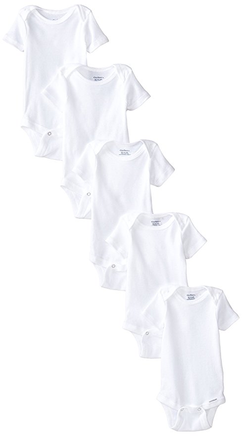 Gerber Unisex Baby Onesies (Pack of 5)