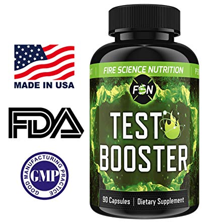 Fire Science Nutrition Testosterone Booster: Metabolism Booster That Naturally Increases Endurance, Stamina, Muscle Recovery and Weight Loss   Maximum Muscle Growth & Fat Loss.