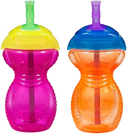 Munchkin Click Lock Straw Cup - 9 oz - 2 pk - Colors May Vary