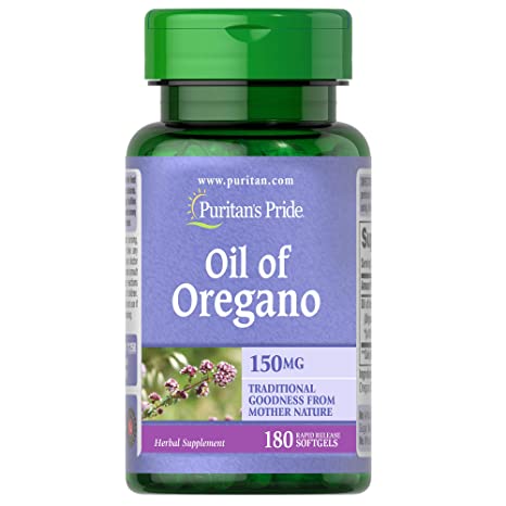 Puritans Pride Oil of Oregano Extract (1500 mg) -180 Softgels