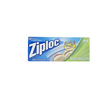 Ziploc Sandwich Bag, 40 Count