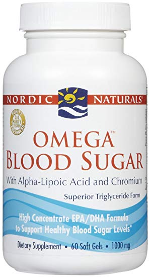 Nordic Naturals - Omega Blood Sugar, With Alpha-Lipoic Acid & Chromium, 60 Soft Gels