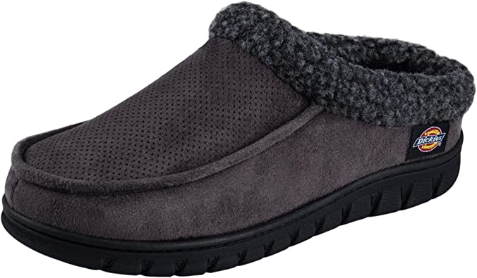 Dickies Men's Open and Closed Back Memory Foam Slippers With Indoor/Outdoor Sole