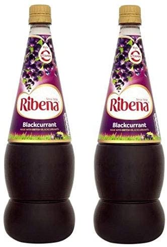 Ribena Original Flavour Natural Fruit Juice 1.5L Pack of Rich in Vitamin C, Blackcurrant, (Pack of 2)