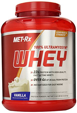 MET-Rx Ultramyosyn Whey Vanilla, 5 pound