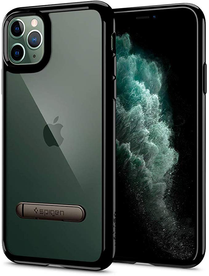 Spigen Ultra Hybrid S Designed for Apple iPhone 11 Pro Max Case (2019) - Jet Black