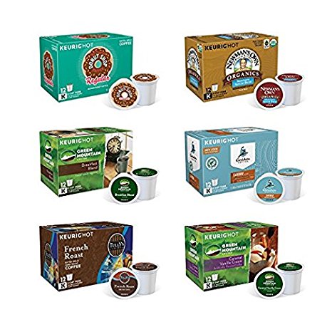 Keurig Single-Serve K-Cup Pods, Variety Pack, 72 Count (6 Boxes of 12 Pods)