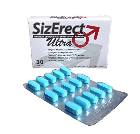 SizErect Ultra - Maximum Strength Male Enhancement Pills - New & Improved Fast Acting Formula