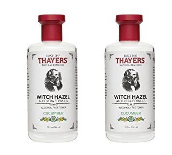Thayer Cucumber Witch Hazel eXvsiG with Aloe Vera Formula, 12 Fluid Ounce, (Packaging may vary) (Pack of 2)