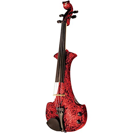 Bridge Aquila Series 4-String Electric Violin Red Marble