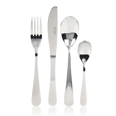 Russell Hobbs BW03130 Deluxe London 24-Piece Cutlery Set, Stainless Steel