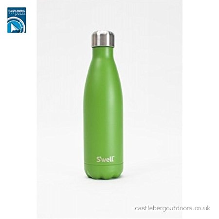S'well Insulated, Double­Walled Stainless Steel Water Bottle, Green With Envy In 9oz,