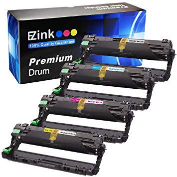 E-Z Ink(TM) Remanufactured Drum Unit Replacement For Brother DR221CL DR221 DR-221 (1 Black, 1 Cyan, 1 Magenta, 1 Yellow) Compatible With HL-3140CW HL-3170CDW MFC-9130CW MFC-9330CDW MFC-9340CDW Printer