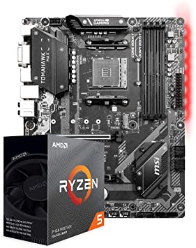 AMD Ryzen 5 3600 Desktop Processor Max Boost of 4.2Ghz Bundled with EX-A320M Gaming Motherboard