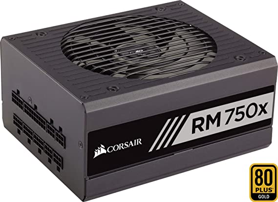 Corsair RM750x 80 Plus Gold Fully Modular ATX Power Supply, CP-9020179-EU (Modular ATX Power Supply)