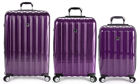 Delsey Luggage Helium Aero 3 Piece Spinner Luggage Set