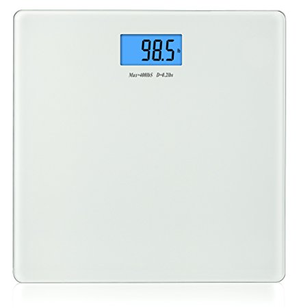 BalanceFrom Digital Bathroom Scale with Backlit Display and Step On Technology