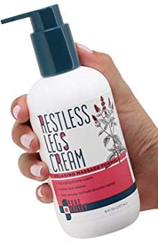 Pure Valley Restless Legs Cream with Lavender and Epsom Salt. Large 8oz Bottle with Pump. Relaxing Massage Cream.