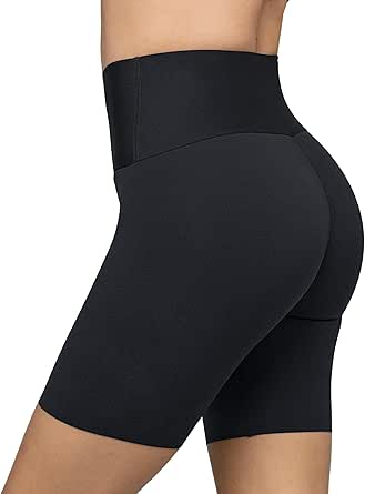 Leonisa Stay-in-Place Seamless Shorts for Women - High Waisted Shapewear Tummy Control