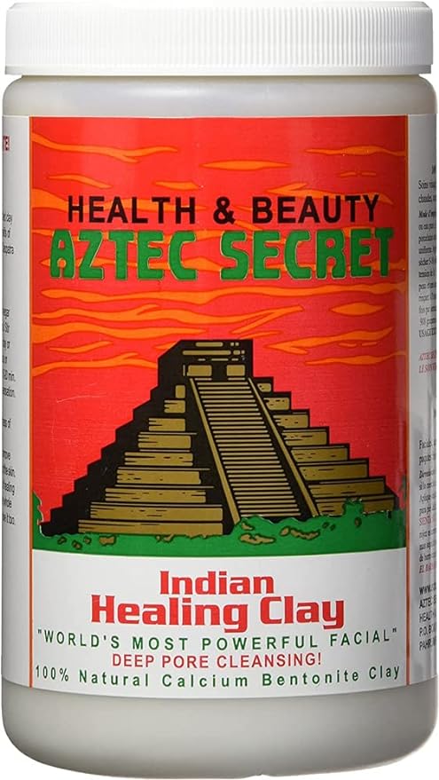 Aztec Secret – Indian Healing Clay 2 lb – Deep Pore Cleansing Facial & Body Mask – The Original 100% Natural Calcium Bentonite Clay Version-1