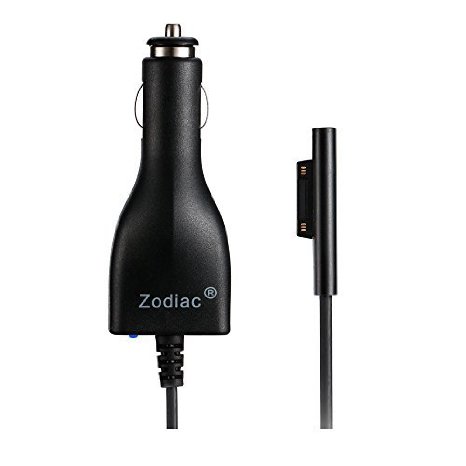 Zodiac Surface Car Charger 12V 36A Power Adapter 5ft Cord For Microsoft Surface Pro 3 Pro 4 i5 i7 Windows Tablet