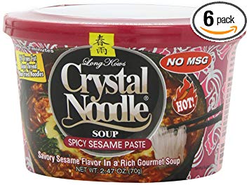 Crystal Noodle Soup, Spicy Sesame Paste, 2.47 Ounce (Pack of 6)